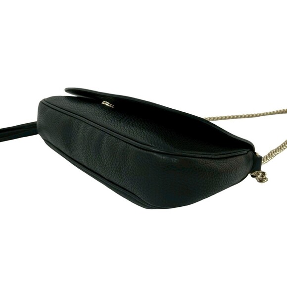GUCCI Black Leather Shoulder Bag - Picture 8 of 10